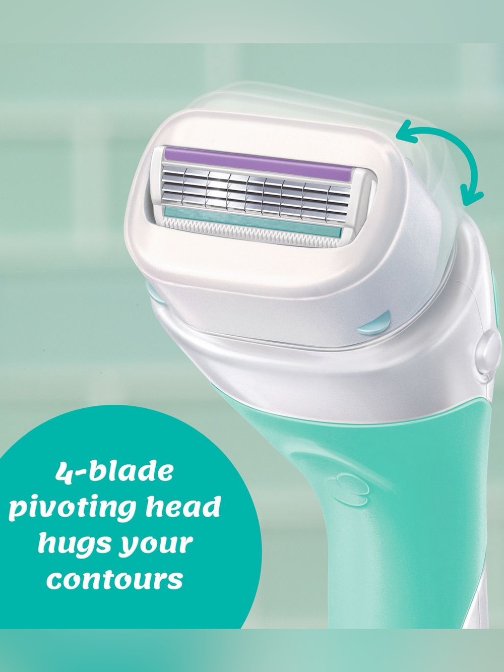 Schick Intuition Sensitive Care Razor with 6 Razor Replacements - Picture 4 of 9